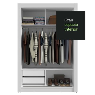 Foto 8 | Foto 8 | Ropero Closet Madesa Vivare 2 Puertas 1 Espejo Bm