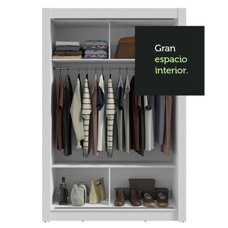 Foto 8 | Foto 8 | Ropero Closet Madesa Milano 2 Puertas 1 Espejo Bm
