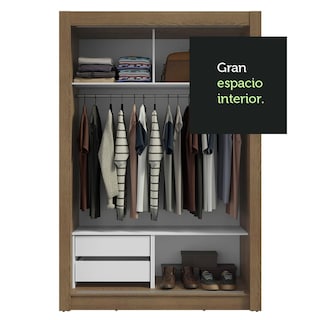 Foto 8 | Foto 8 | Ropero Closet Madesa Vivare 2 Puertas Mm