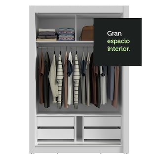 Foto 8 | Foto 8 | Ropero Closet Madesa Vivare Plus 2 Puertas Bm