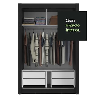 Foto 8 | Foto 8 | Ropero Closet Madesa Vivare Plus 2 Puertas Nn