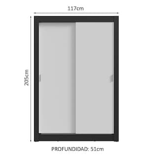 Foto 3 | Foto 3 | Ropero Closet Madesa Vivare 2 Puertas Nb