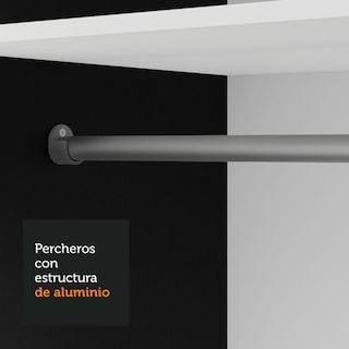 Foto 7 | Foto 7 | Ropero Closet Madesa Vivare Plus 2 Puertas Nb