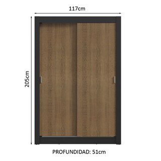 Foto 3 | Foto 3 | Ropero Closet Madesa Vivare Plus 2 Puertas Nm