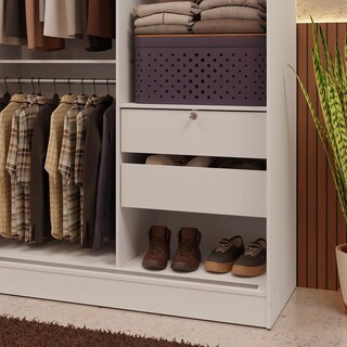 Foto 5 | Foto 5 | Ropero Closet Madesa 2 Puertas 1 Espejo Bb 04