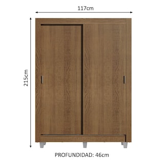 Foto 4 | Foto 4 | Ropero Closet Madesa Dallas 2 Puertas Con Pies Mm 04