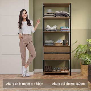 Foto 5 | Foto 5 | Ropero Closet Guardarropas Madesa Valencia 70cm Mn