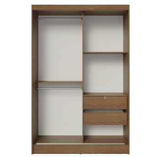 Foto 8 | Foto 8 | Ropero Closet Madesa Nick 2 Puertas Corredizas Y 2 Cajones N