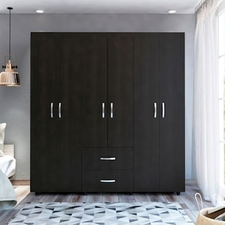 Foto 1 | Foto 1 | Closet Bariloche Bombay Wengue con Seis Puertas Abatibles Virtual Muebles