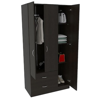 Foto 4 | Foto 4 | Closet América Wengue con Dos Cajones Virtual Muebles