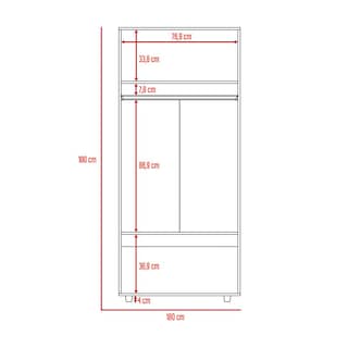 Foto 6 | Foto 6 | Combo Para Habitación Tere Incluye Closet y Buró Virtual Muebles