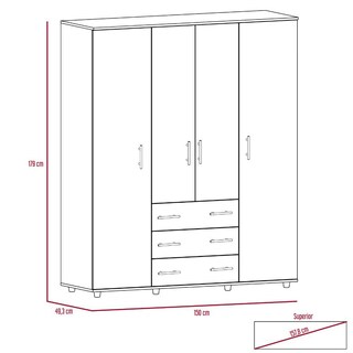 Foto 5 | Foto 5 | Combo Elasi Incluye Closet y Buró Virtual Muebles