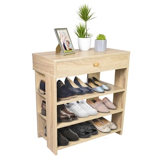 Foto 1 | Foto 1 | Zapatero Top Living Hiroshima Con Cajón Minimalista Estilo Madera Roble