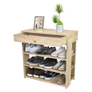 Foto 3 | Foto 3 | Zapatero Top Living Hiroshima Con Cajón Minimalista Estilo Madera Roble