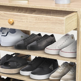 Foto 7 | Foto 7 | Zapatero Top Living Hiroshima Con Cajón Minimalista Estilo Madera Roble