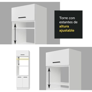 Foto 7 | Foto 7 | Despensero Alacena Multiuso Organizador Madesa 3 Puertas Ag