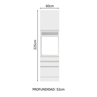 Foto 3 | Foto 3 | Despensero Alacena Multiuso Organizador Madesa 1 Puerta Gl