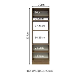 Foto 3 | Foto 3 | Alacena Organizador Madesa Blanco con 3 Puertas