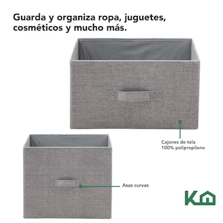 Foto 3 | Foto 3 | Cajonera 5 Cajones KingsHouse Mueble Organizador De Tela