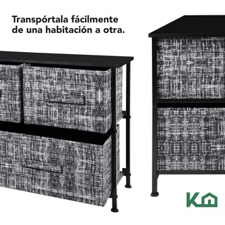 Foto 6 | Foto 6 | Cómoda KingsHouse KINGCHEST5W color Gris