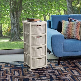 Foto 5 | Foto 5 | Cajonera Rimax Shia color Taupe 4 Gavetas