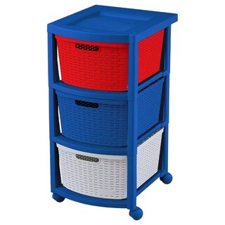 Foto 1 | Foto 1 | Cajonera Rimax Color Azul 3 Gavetas