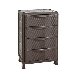 Foto 1 | Foto 1 | Cajonero de Plástico Rimax Apariencia Rattan color Marrón
