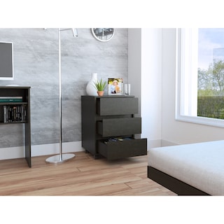Foto 5 | Foto 5 | Archivador Taira Wengue con Tres Cajones Virtual Muebles