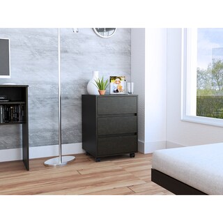 Foto 6 | Foto 6 | Archivador Taira Wengue con Tres Cajones Virtual Muebles
