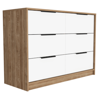 Foto 3 | Foto 3 | Cómoda Organizador Wesley Miel y Blanco Virtual Muebles