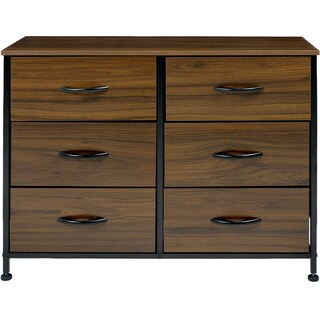 Foto 2 | Foto 2 | Cómoda Rack & Pack Marrón 6 Cajones Metal y Madera