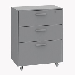 Foto 4 | Foto 4 | Gabinete Básico Piki color Gris 3 Cajones Virtual Muebles