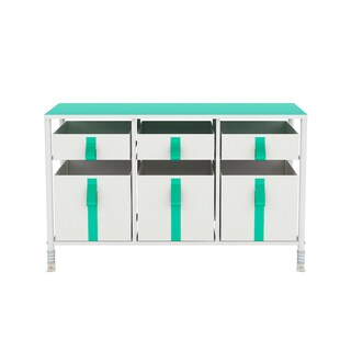 Foto 1 | Foto 1 | Cajonera Ilios Innova Caj6 Gris con Verde