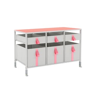 Foto 1 | Foto 1 | Cajonera Ilios Innova Gris con Rosa