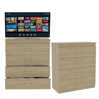 Foto 1 | Foto 1 | Cómoda Organizador Marino Beige y Blanco X2 Virtual Muebles