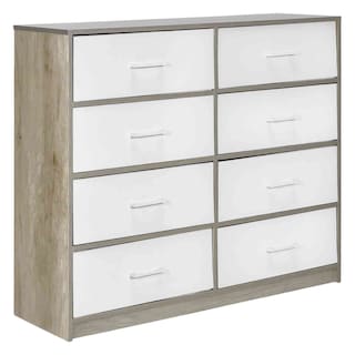 Foto 1 | Foto 1 | Cajonera Rack & Pack Beige Cómoda 8 Cajones Tela Estructura Acero MDF