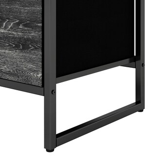 Foto 3 | Foto 3 | Cómoda Compacta De 4 Cajones Mu:4life  5l602 Oak Negro De Estructura Metal Y Cajones De Tela