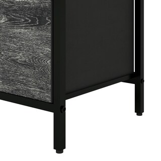 Foto 3 | Foto 3 | Organizador Cajonera De 3 Cajones Y 3 Estantes Mu:4life 5l-804-on Oak Negro De Estructura Metal Y Cajones De Tela Lino Poliéster