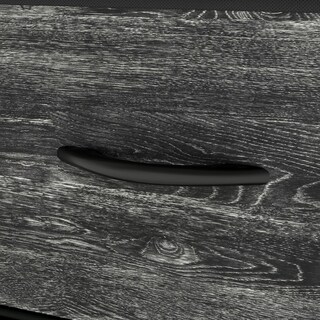 Foto 4 | Foto 4 | Organizador Cajonera De 3 Cajones Y 3 Estantes Mu:4life 5l-804-on Oak Negro De Estructura Metal Y Cajones De Tela Lino Poliéster