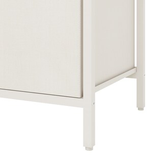 Foto 3 | Foto 3 | Organizador Cajonera De 3 Cajones Y 3 Estantes Mu:4life 5l-804-white Blanco Crema De Estructura Metal Y Cajones De Tela Lino Pol