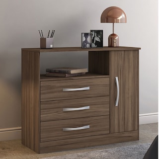 Foto 1 | Foto 1 | Cómoda Cajonera Skal Con 3 Cajones 1 Puerta