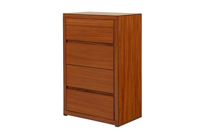 Foto 2 | Foto 2 | Cómoda - Cajonera Con 4 Cajones Color Parota - Chapa