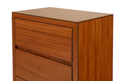 Foto 5 | Foto 5 | Cómoda - Cajonera Con 4 Cajones Color Parota - Chapa