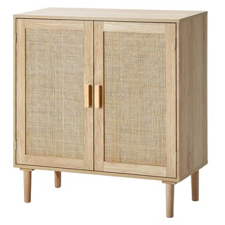 Foto 1 | Foto 1 | Armario De Ratán Vevor Para Almacenamiento De Ratán Con 2 Puertas Y Estantes - Venta Internacional.