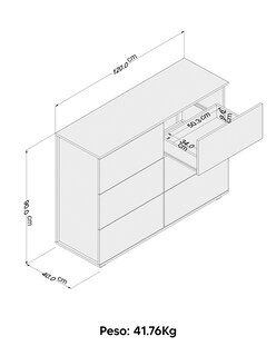 Foto 4 | Foto 4 | Cómoda Mobi Creta New Avellana
