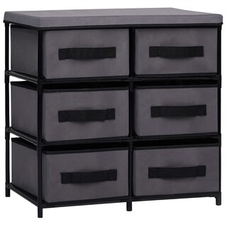 Foto 1 | Foto 1 | Armario De Almacenamiento Vidaxl Con 6 Cajones Moderno De Acero Gris - Venta Internacional.