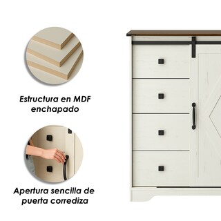 Foto 7 | Foto 7 | Mueble Organizador Ilios Innova Estilo Rústico