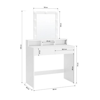 Foto 8 | Foto 8 | Tocador con Luces Led Bossa Amelie Blanco