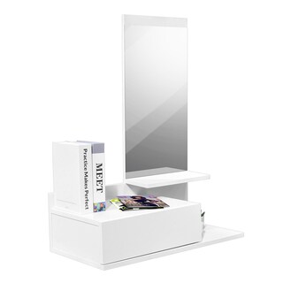 Foto 1 | Foto 1 | Recibidor Top Living Manchester Con Espejo Y Cajón Blanco
