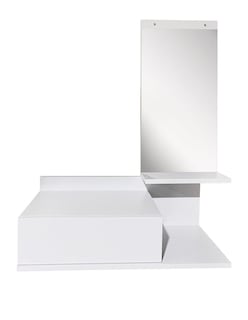 Foto 7 | Foto 7 | Recibidor Top Living  Manchester Con Espejo Y Cajón Blanco